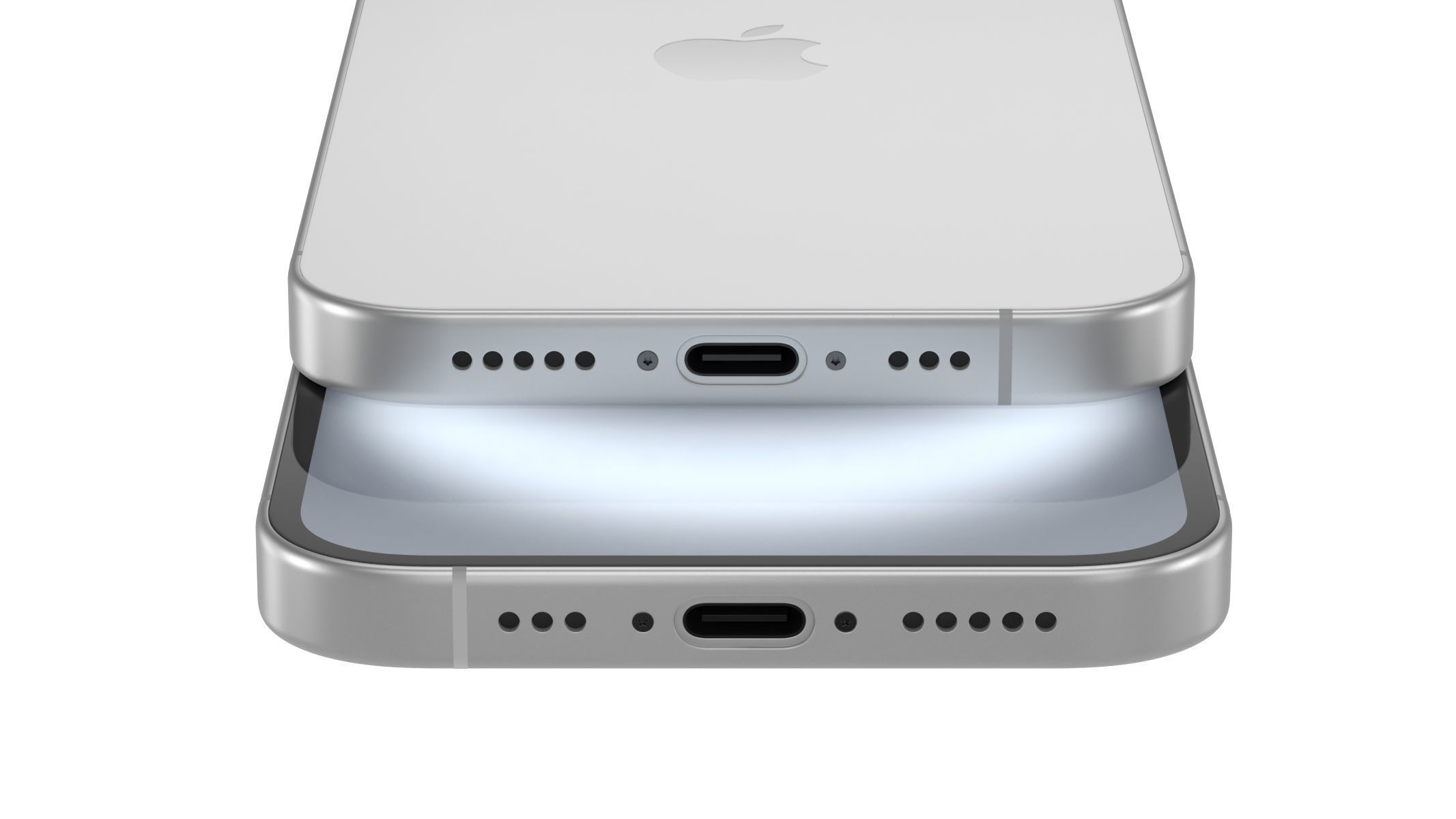 Apple iPhone 16 White 3D model_10