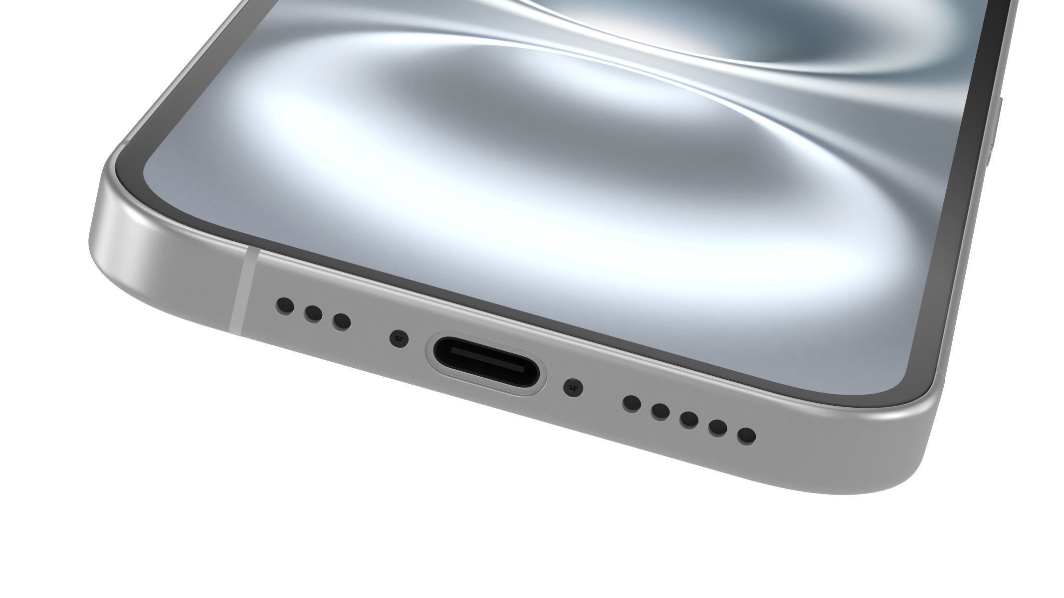 Apple iPhone 16 White 3D model_8