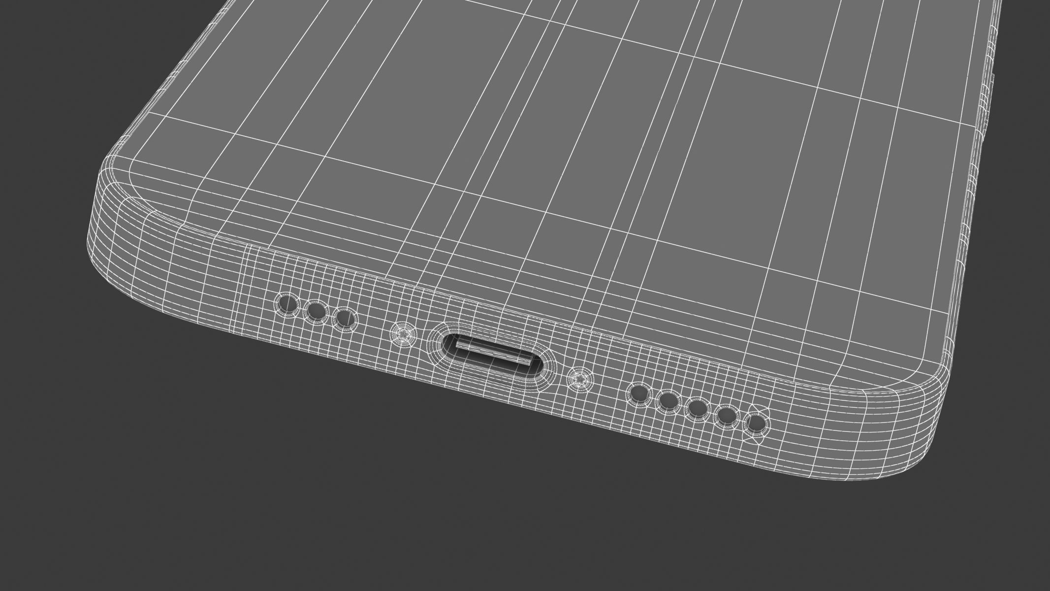 Apple iPhone 16 White 3D model_16