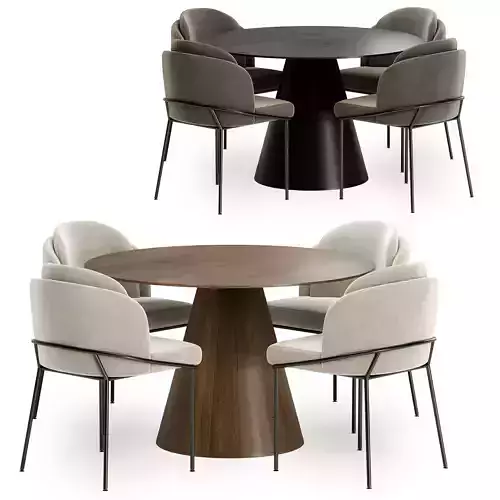 angelo chair with round table