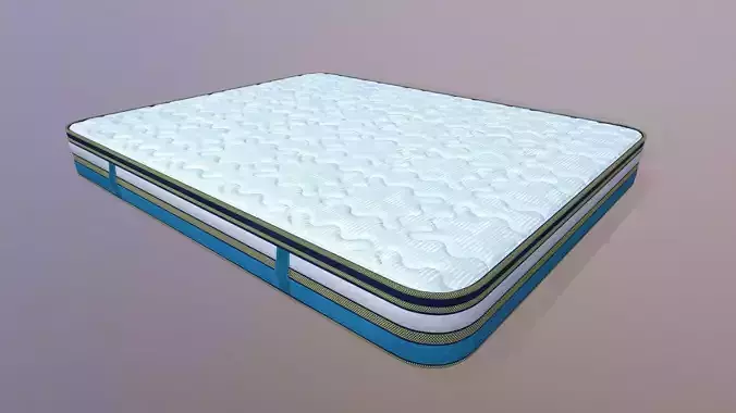Centuary Mattresses Low-poly 3D model