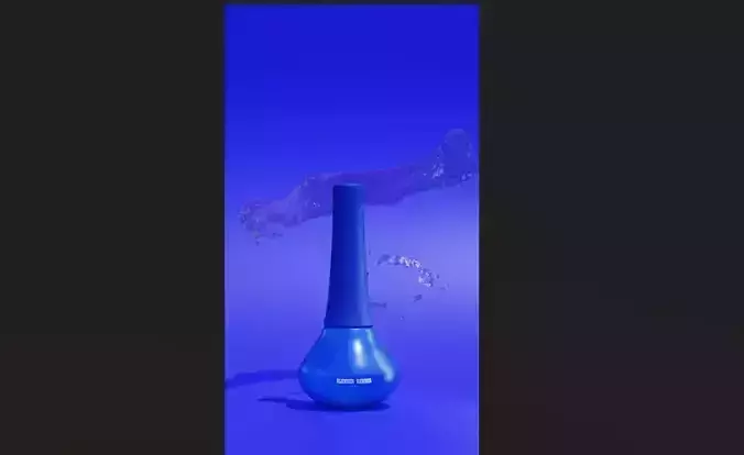Cosmetics Neil Polish Fluid Animated