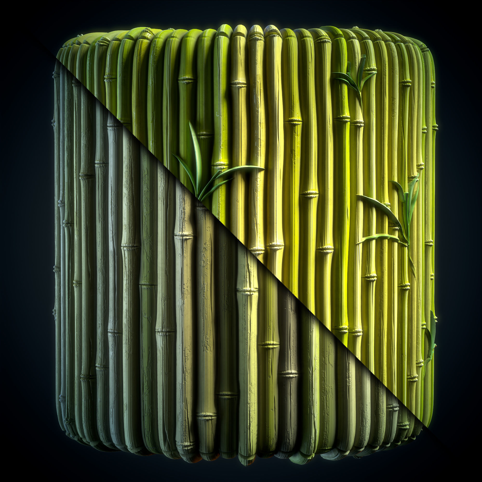 Bamboo - Vol 01 - SBsar - Maps Texture_4