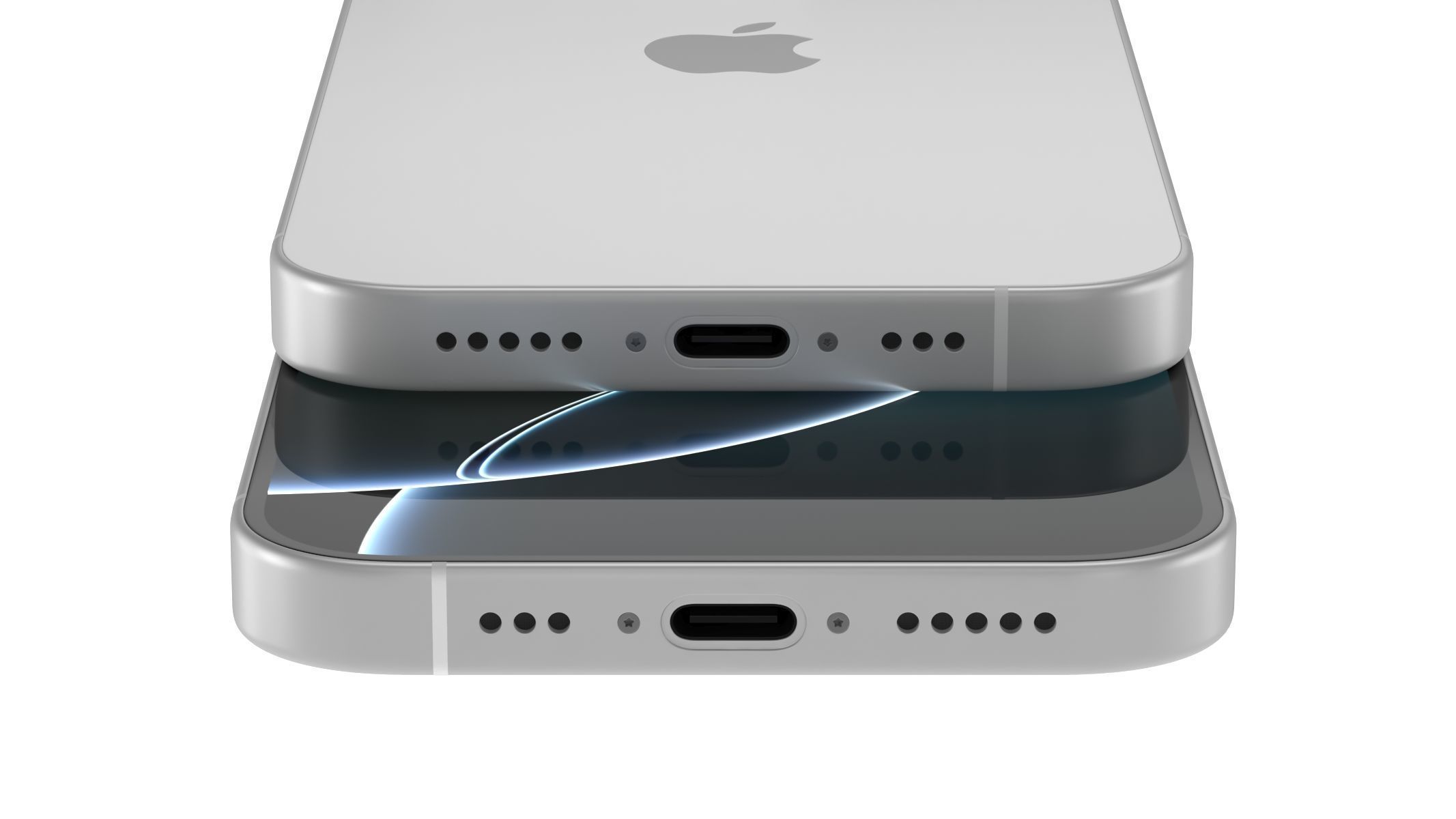 Apple iPhone 16 Pro White Titanium 3D model_10