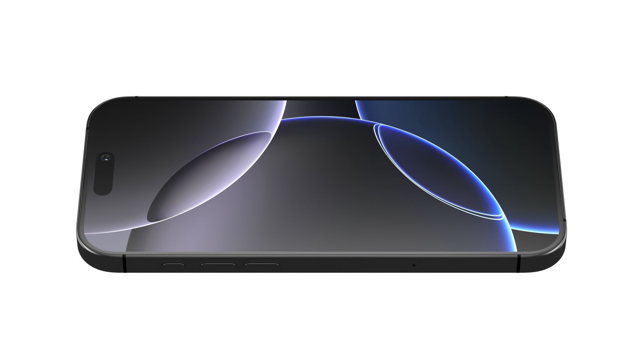 Apple iPhone 16 Pro Max Black Titanium 3D model_3