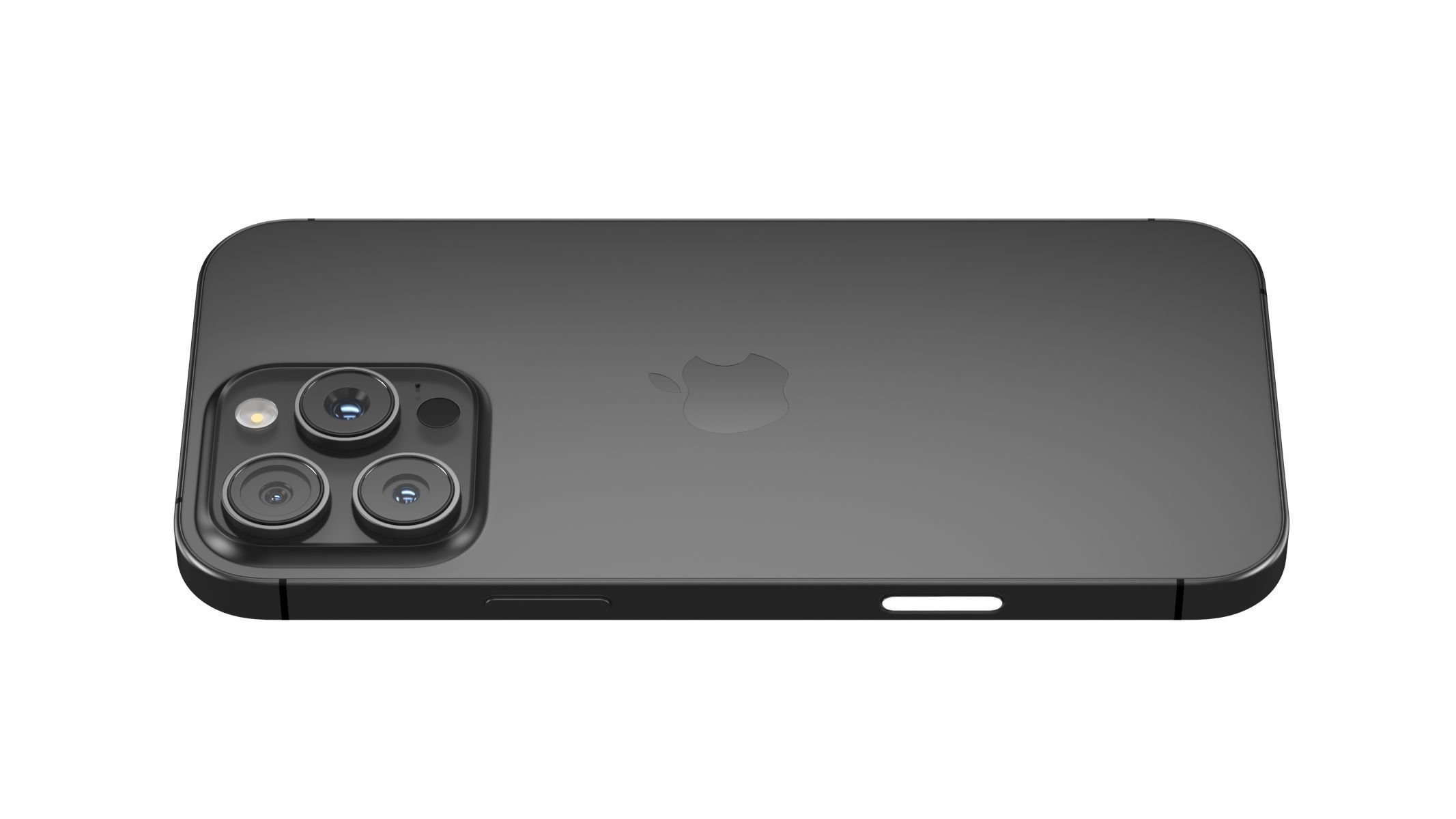 Apple iPhone 16 Pro Max Black Titanium 3D model_4