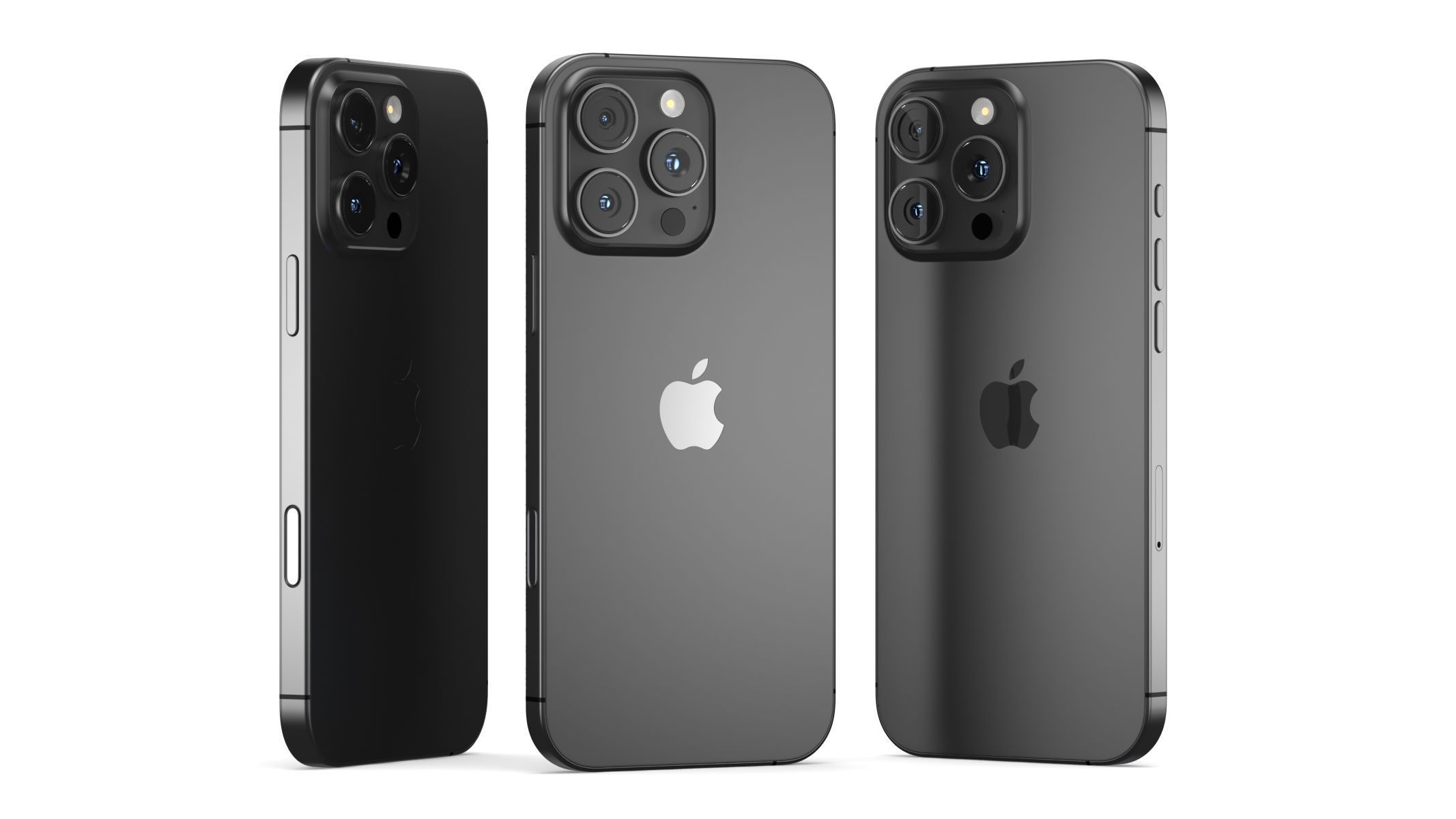 Apple iPhone 16 Pro Max Black Titanium 3D model_9