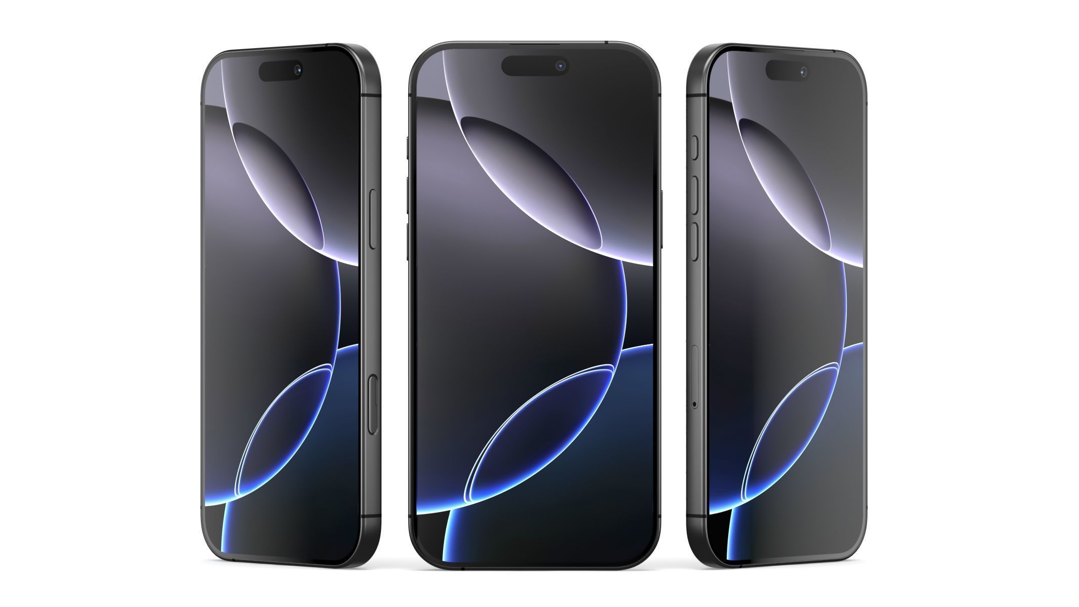 Apple iPhone 16 Pro Max Black Titanium 3D model_8