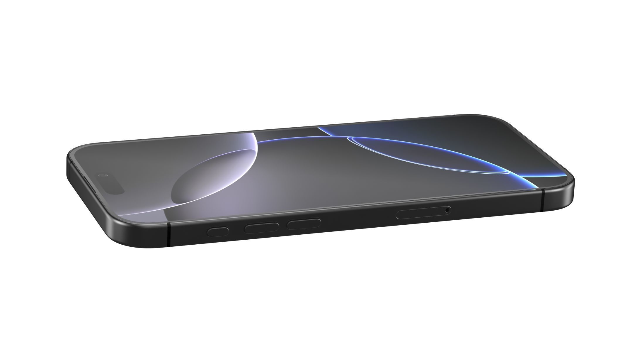 Apple iPhone 16 Pro Max Black Titanium 3D model_5
