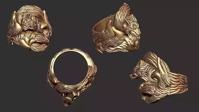 wolf ring 