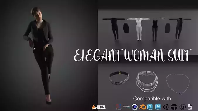 Elegant Woman Suit