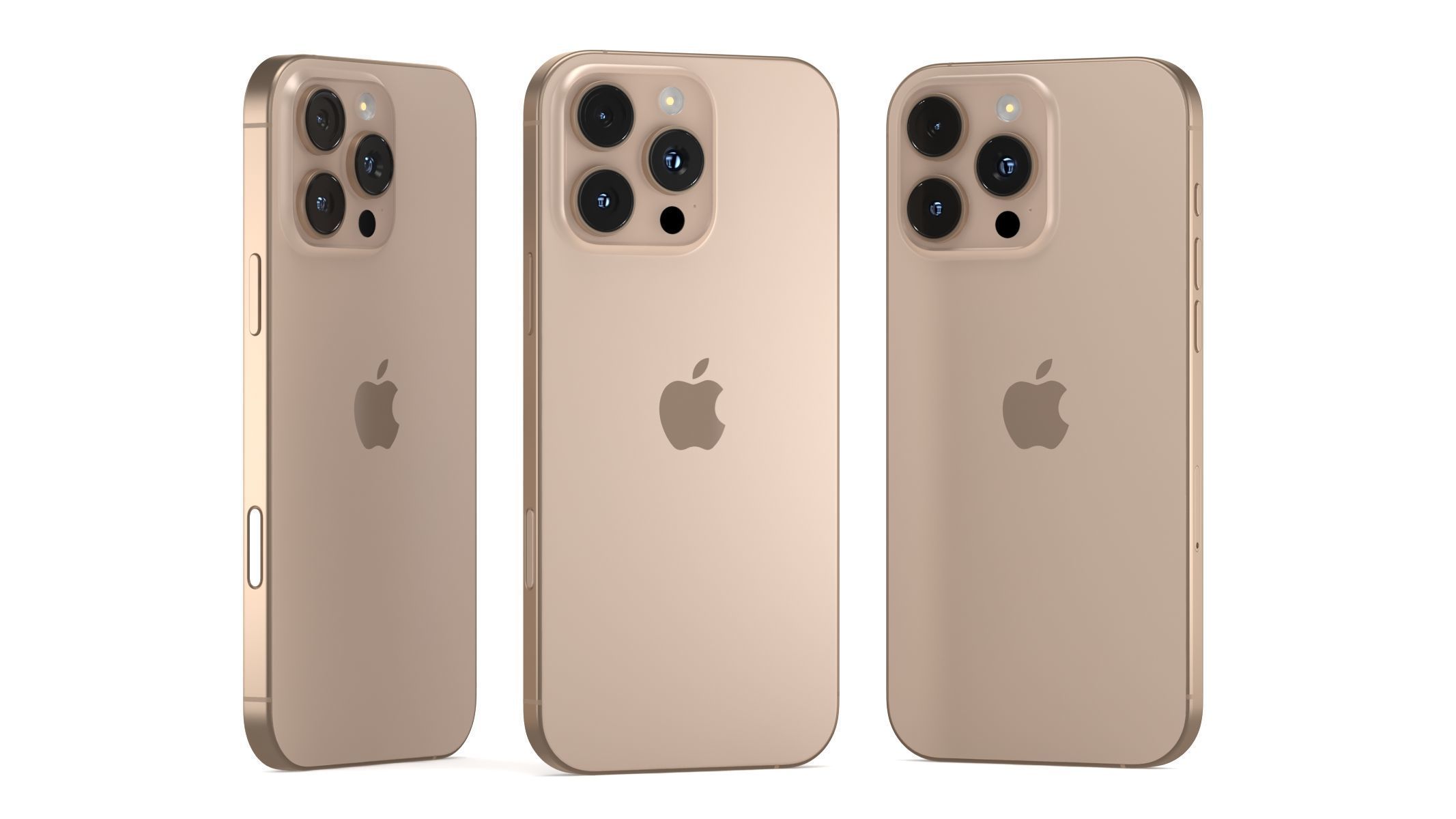 Apple iPhone 16 Pro Max Desert Titanium - 3ds max Standard 3D model_9