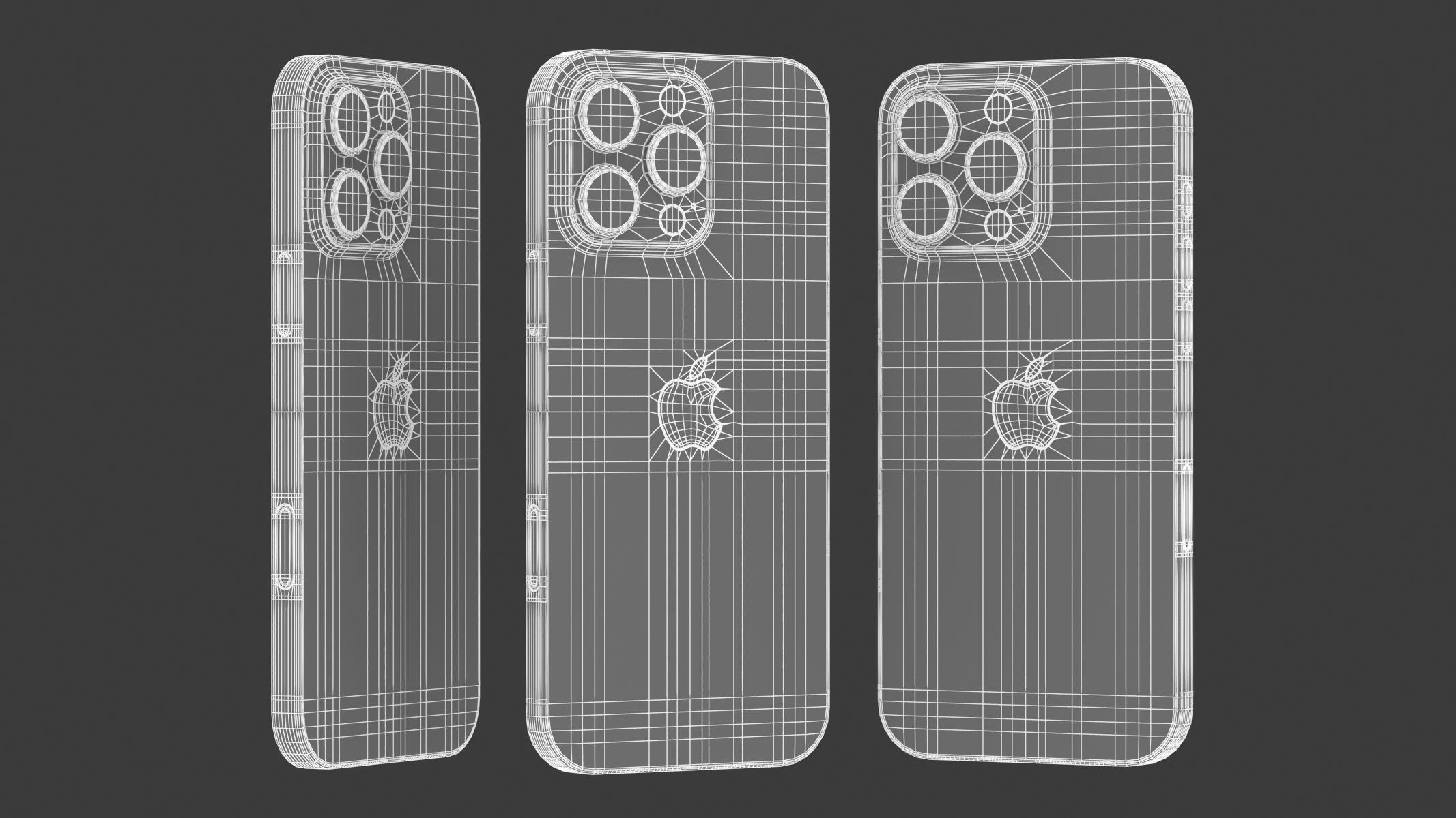 Apple iPhone 16 Pro Max Desert Titanium - 3ds max Standard 3D model_19