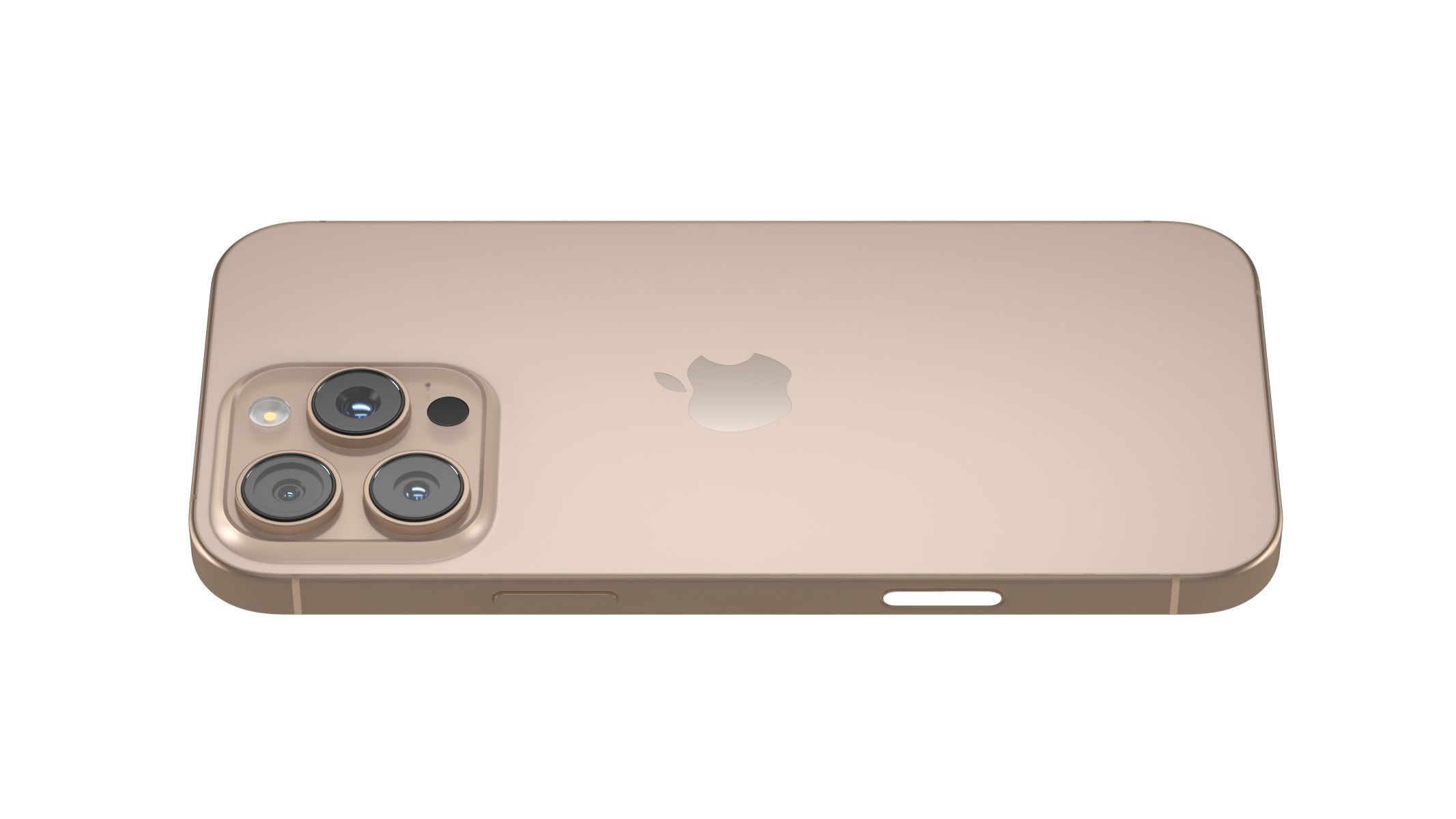 Apple iPhone 16 Pro Max Desert Titanium - 3ds max Standard 3D model_4