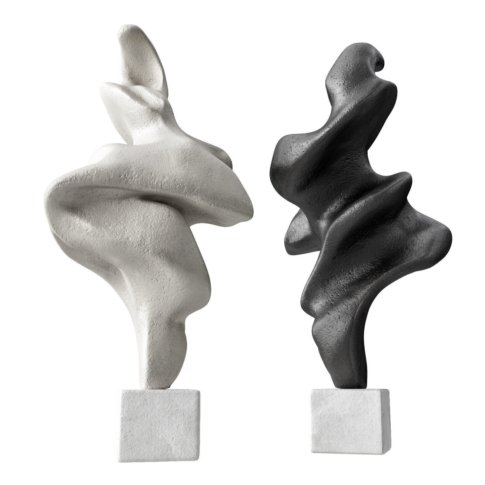 M and M  Sculpture number 71 Low-poly 3D model_5