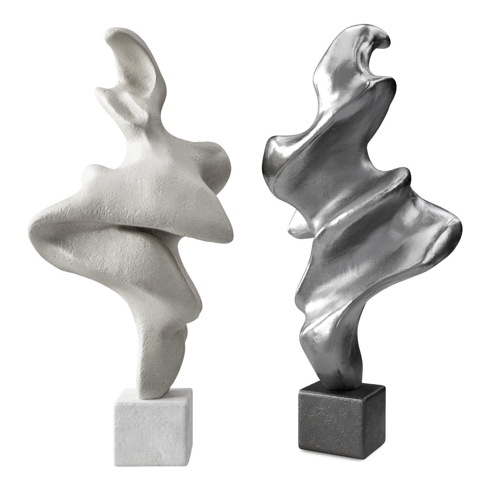 M and M  Sculpture number 71 Low-poly 3D model_1