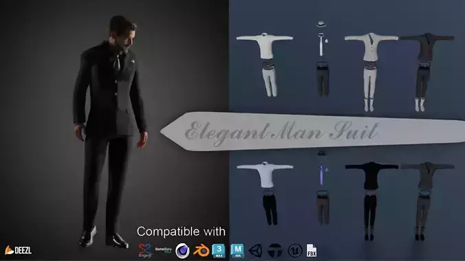 ELEGANT MAN SUIT
