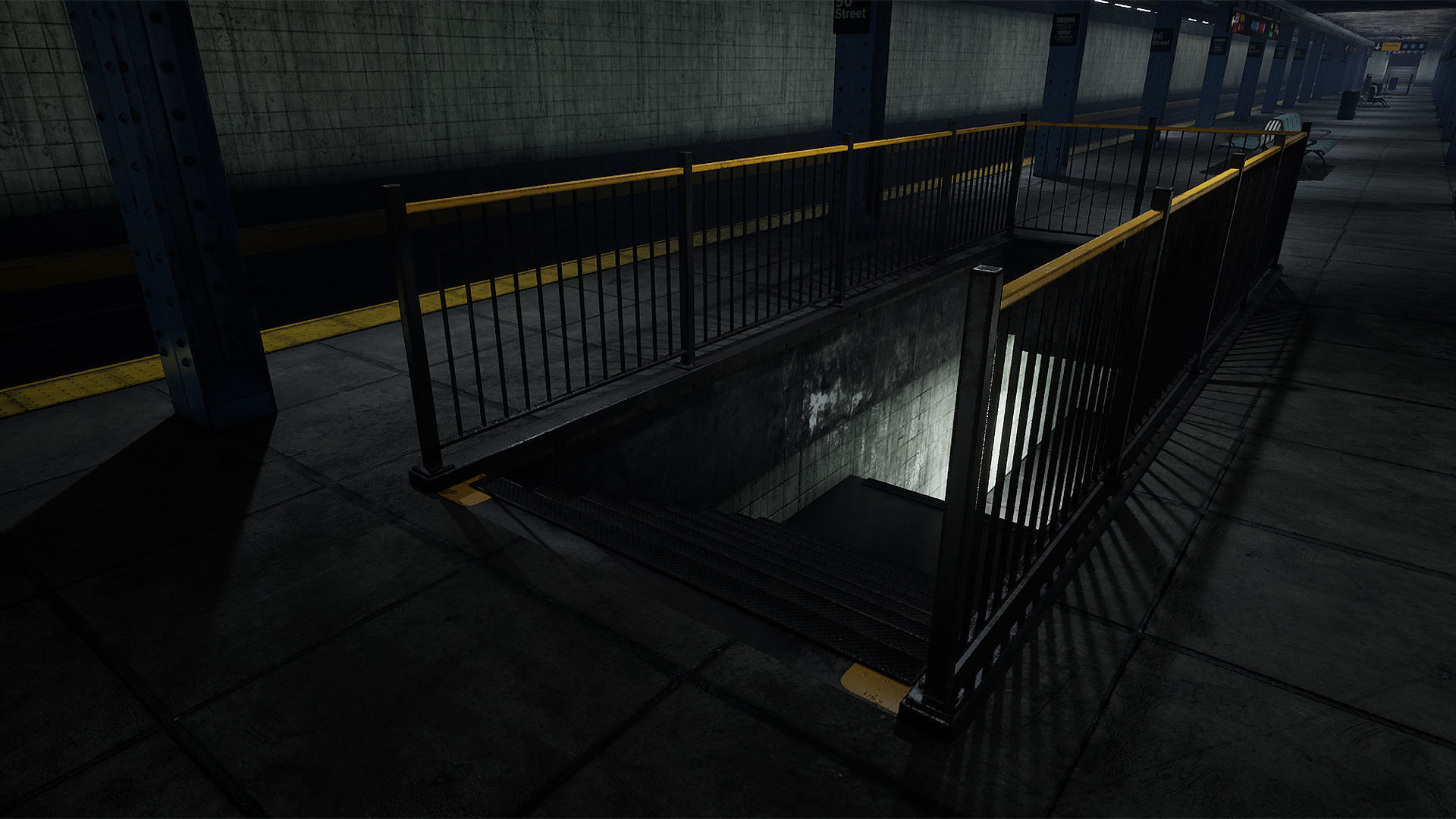 Subway Station 3D model_9