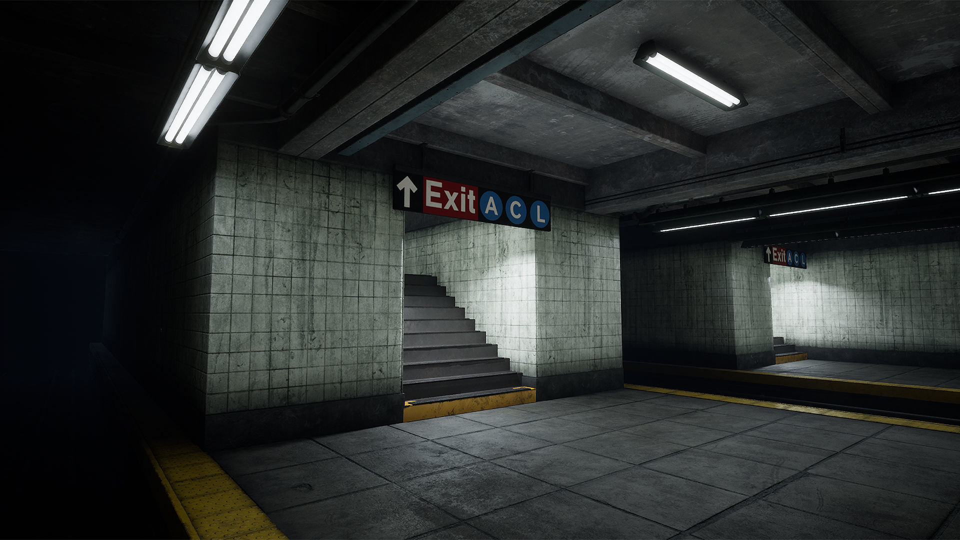 Subway Station 3D model_7