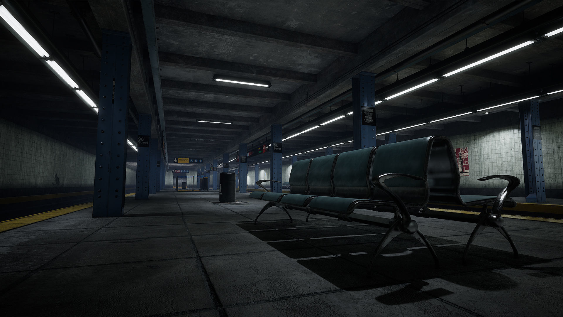 Subway Station 3D model_2