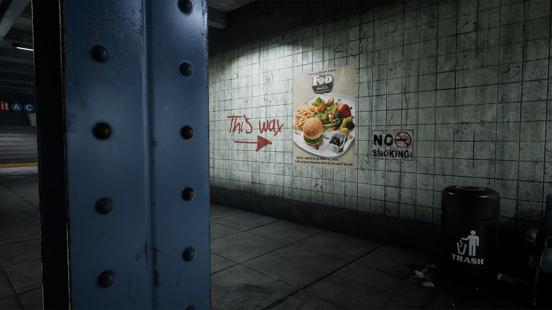 Subway Station 3D model_3