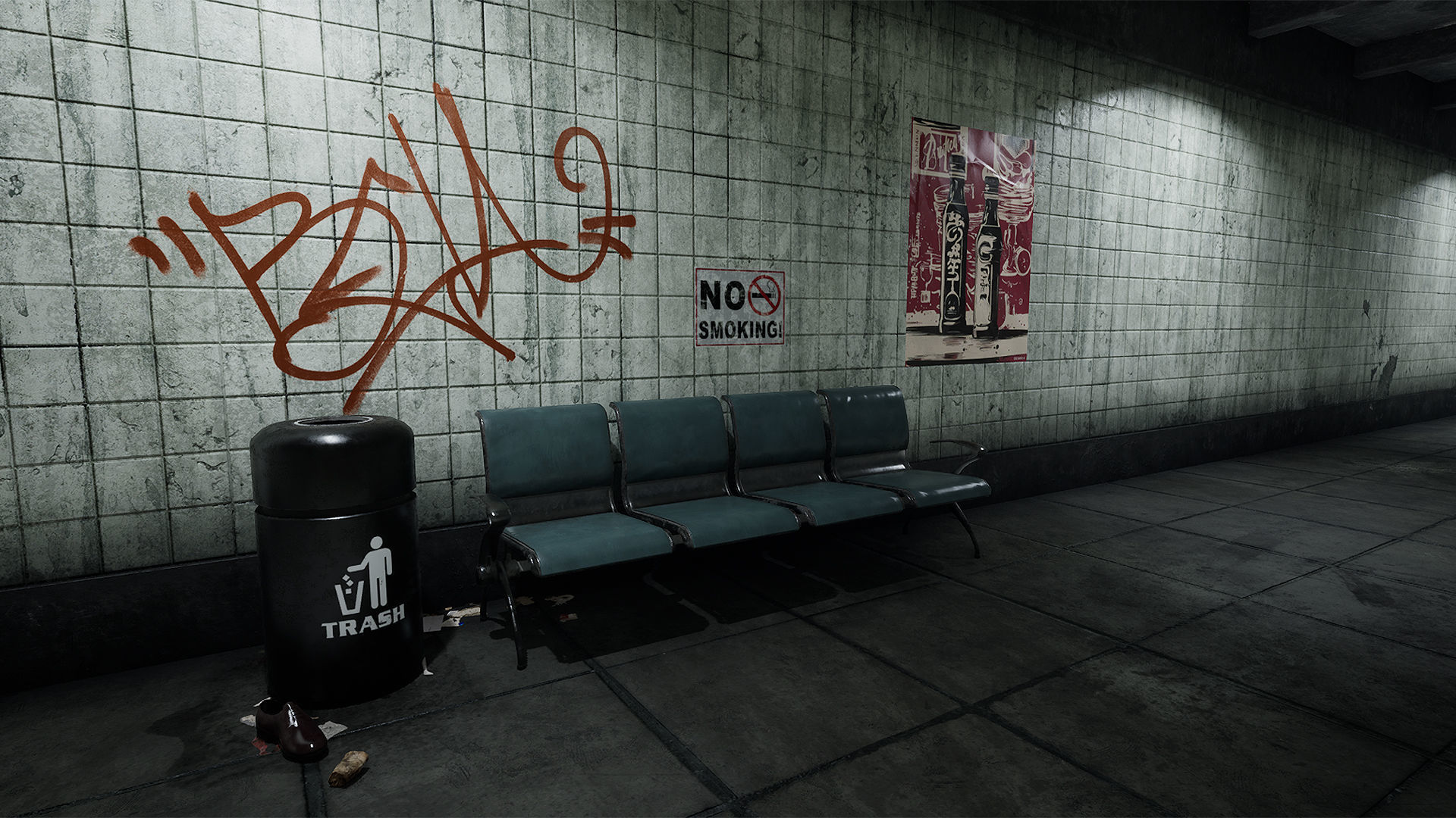 Subway Station 3D model_4