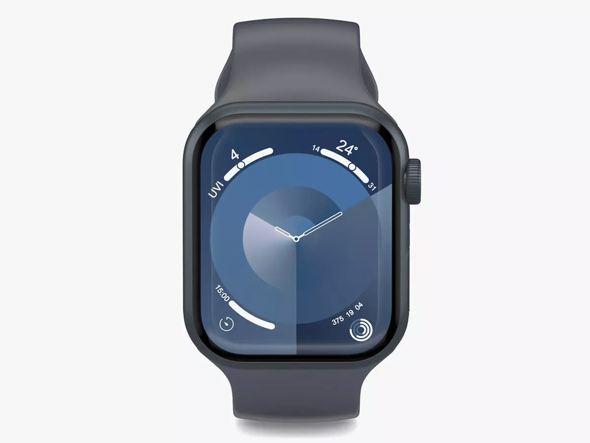 Apple Watch Series 9 Aluminum Midnight 3D model