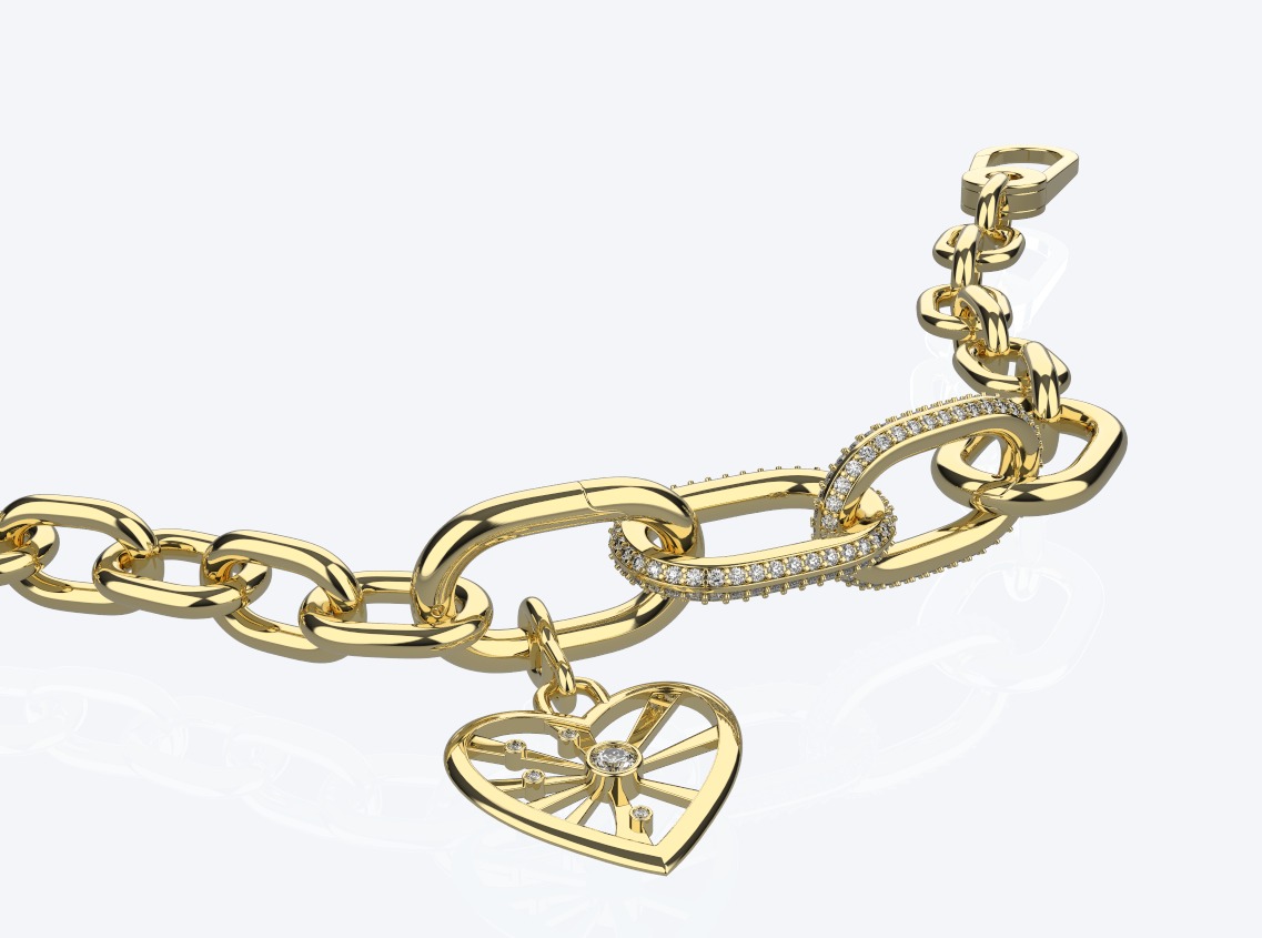 Pandora bracelet 3D print model_4