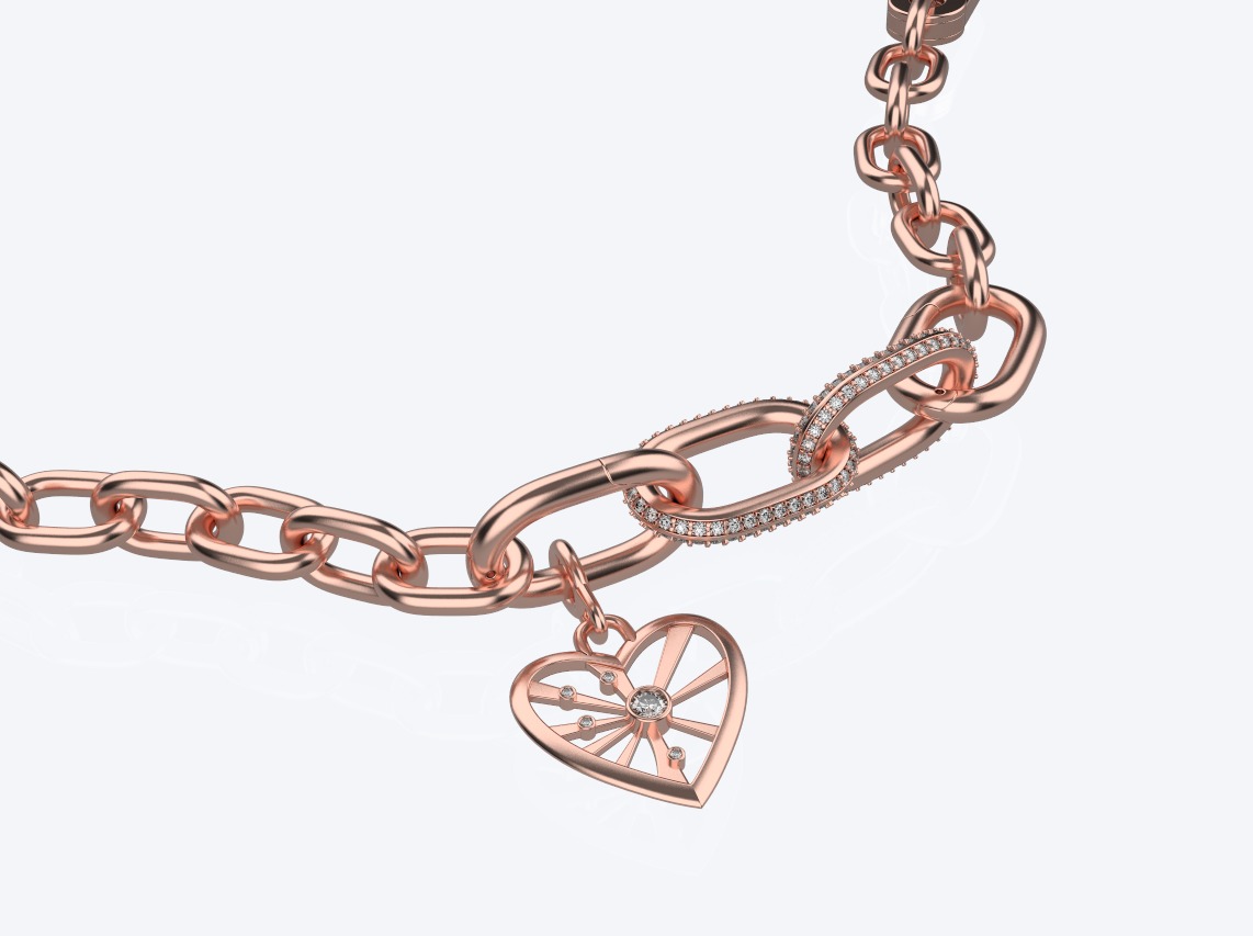 Pandora bracelet 3D print model_10