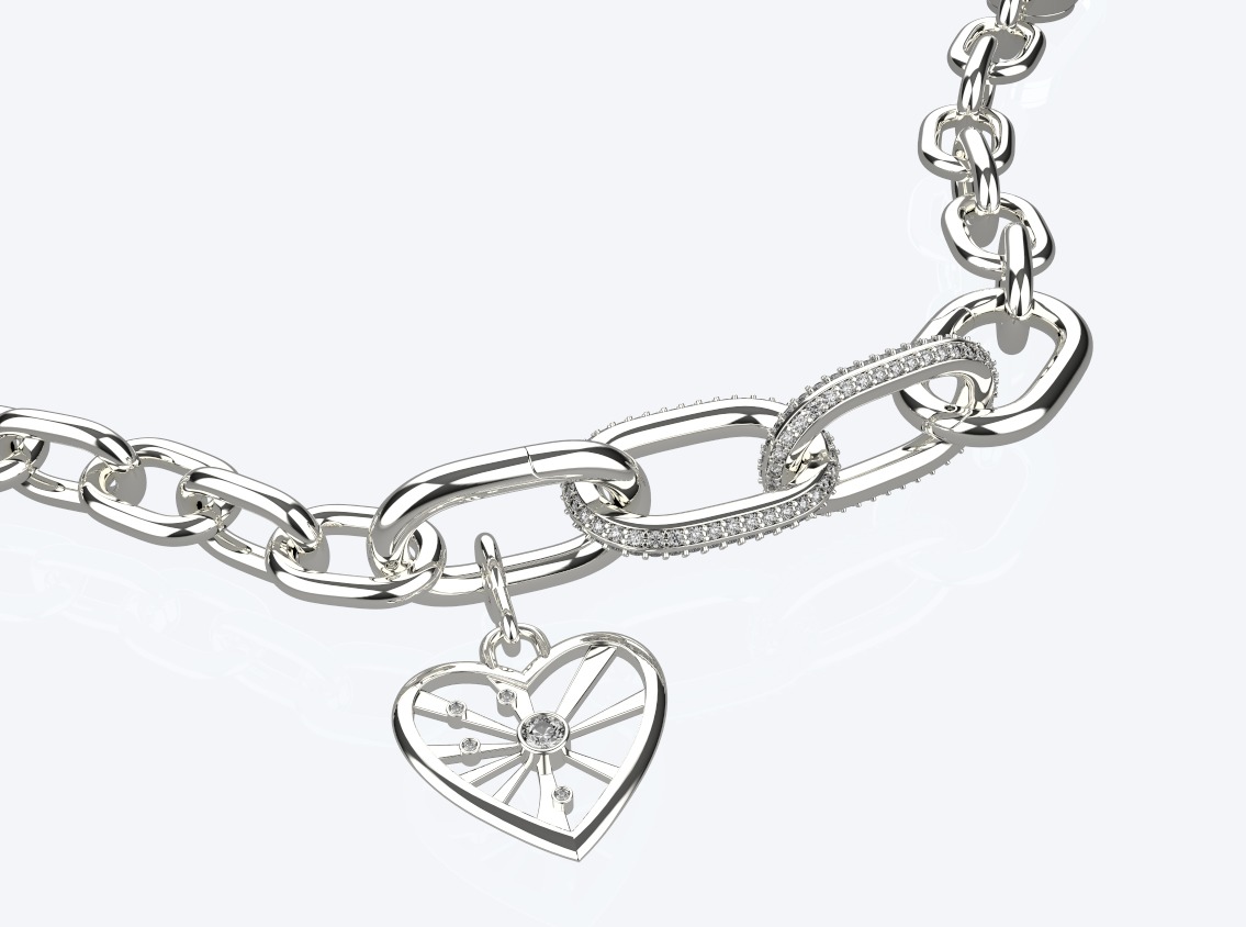 Pandora bracelet 3D print model_8