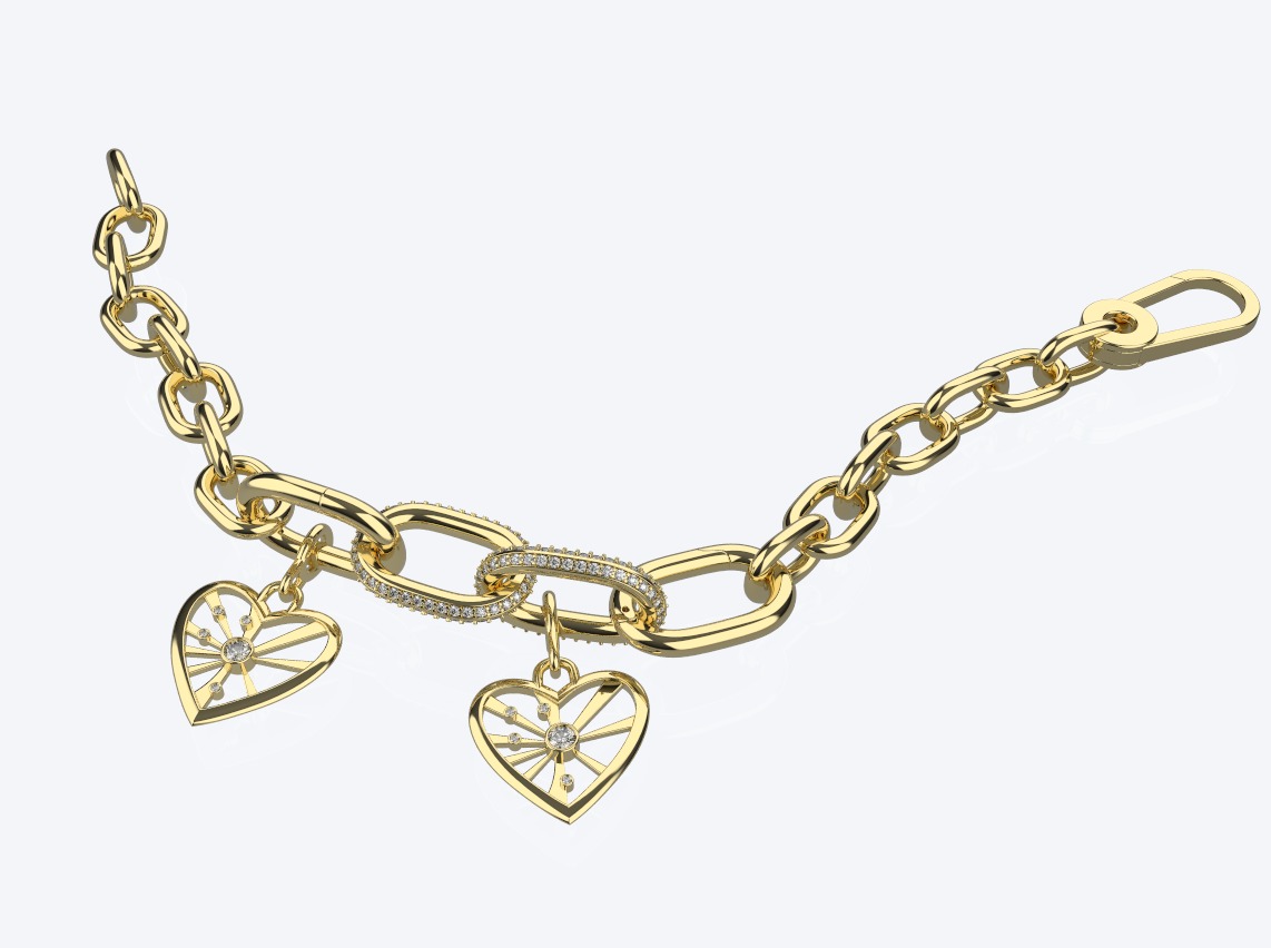 Pandora bracelet 3D print model_1