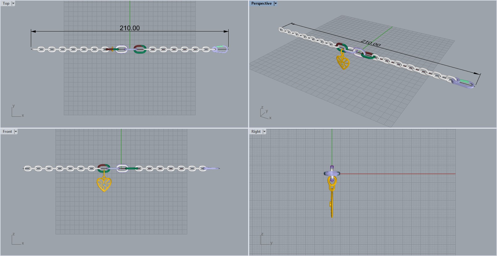 Pandora bracelet 3D print model_13