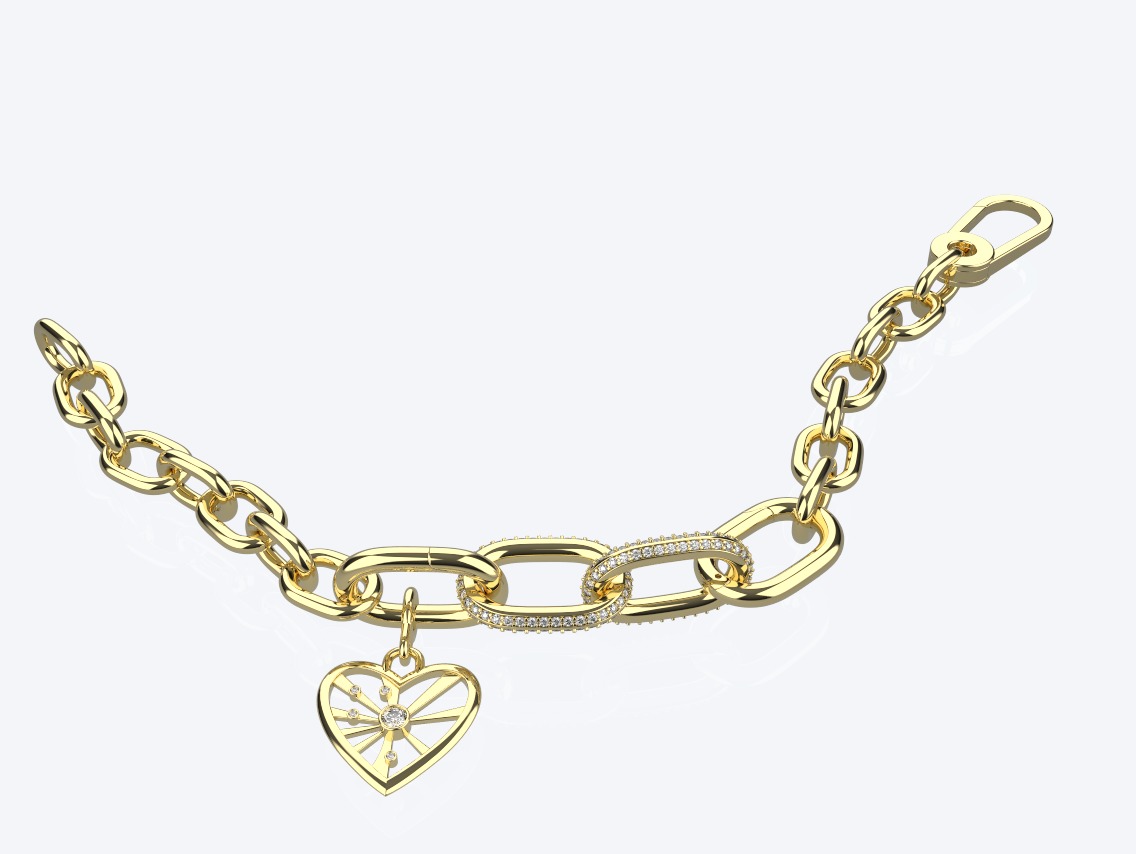 Pandora bracelet 3D print model_5