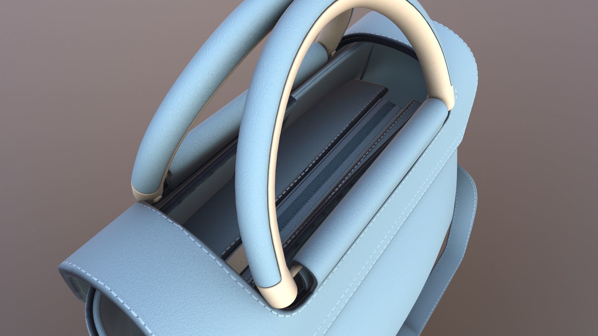 Sling Bag Low-poly 3D model_11