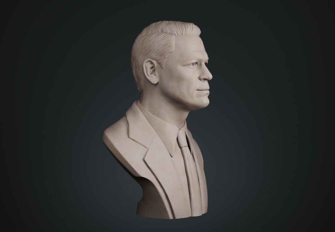 John Cena Bust 3D print model_7
