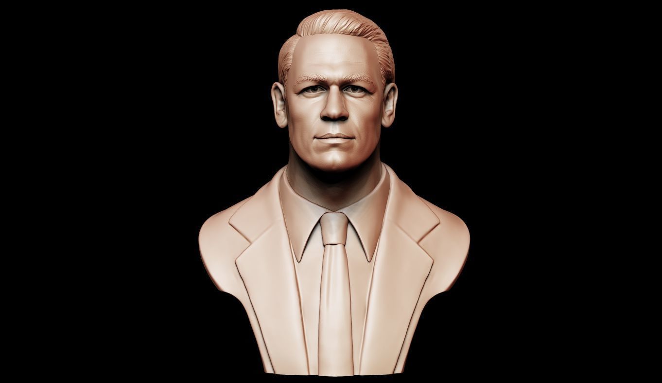 John Cena Bust 3D print model_20