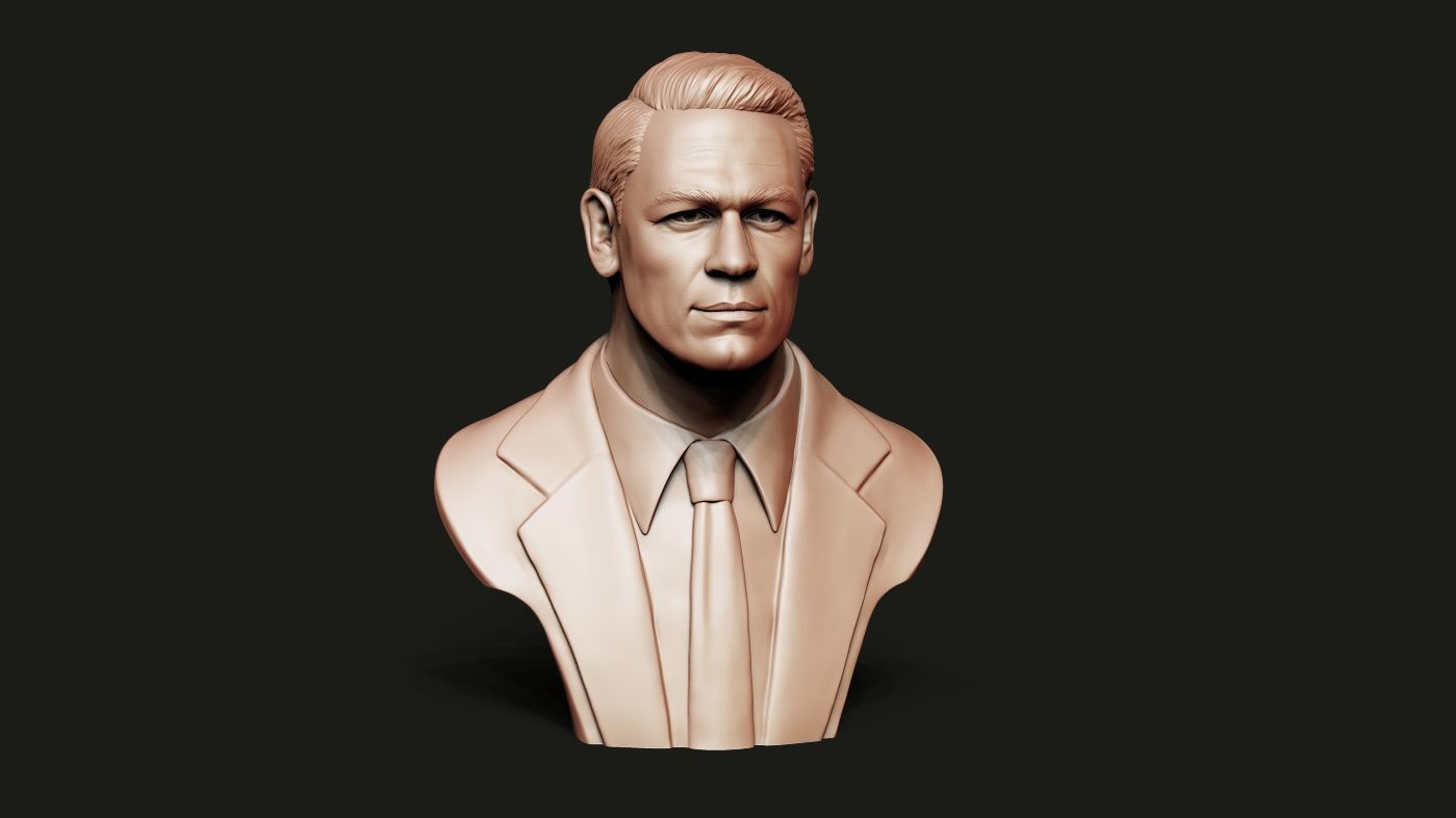 John Cena Bust 3D print model_16