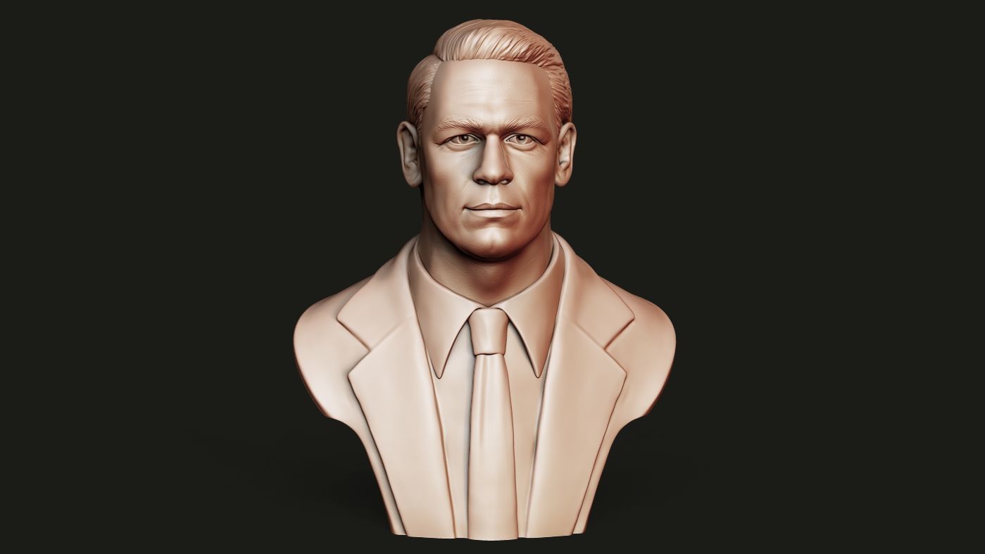 John Cena Bust 3D print model_15
