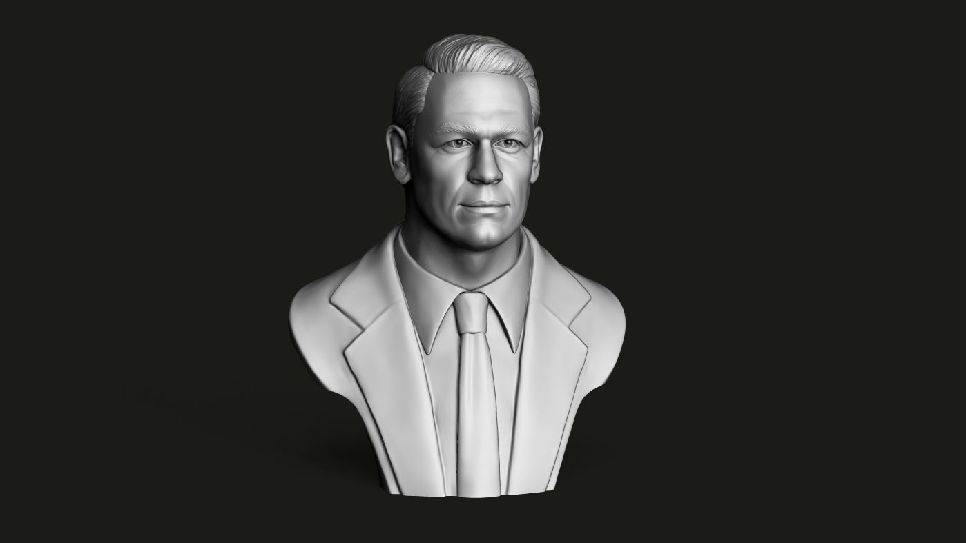 John Cena Bust 3D print model_17