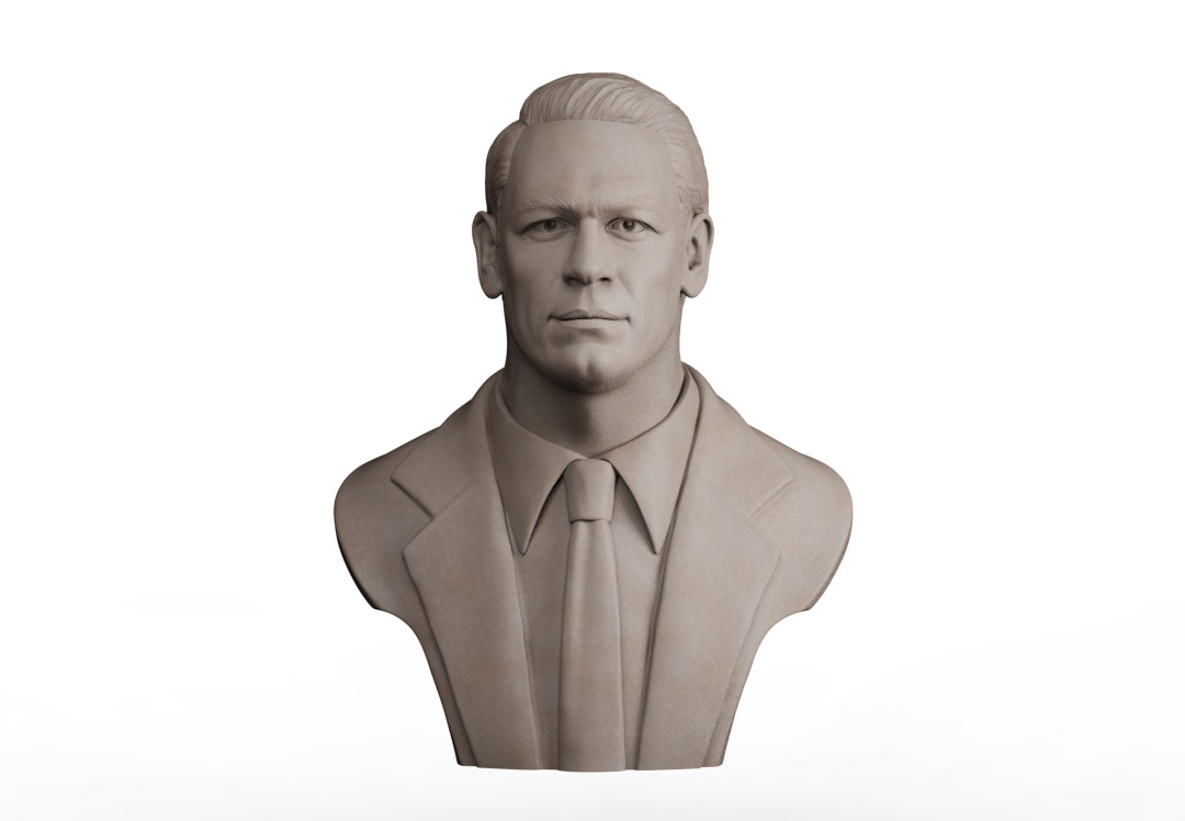 John Cena Bust 3D print model_5
