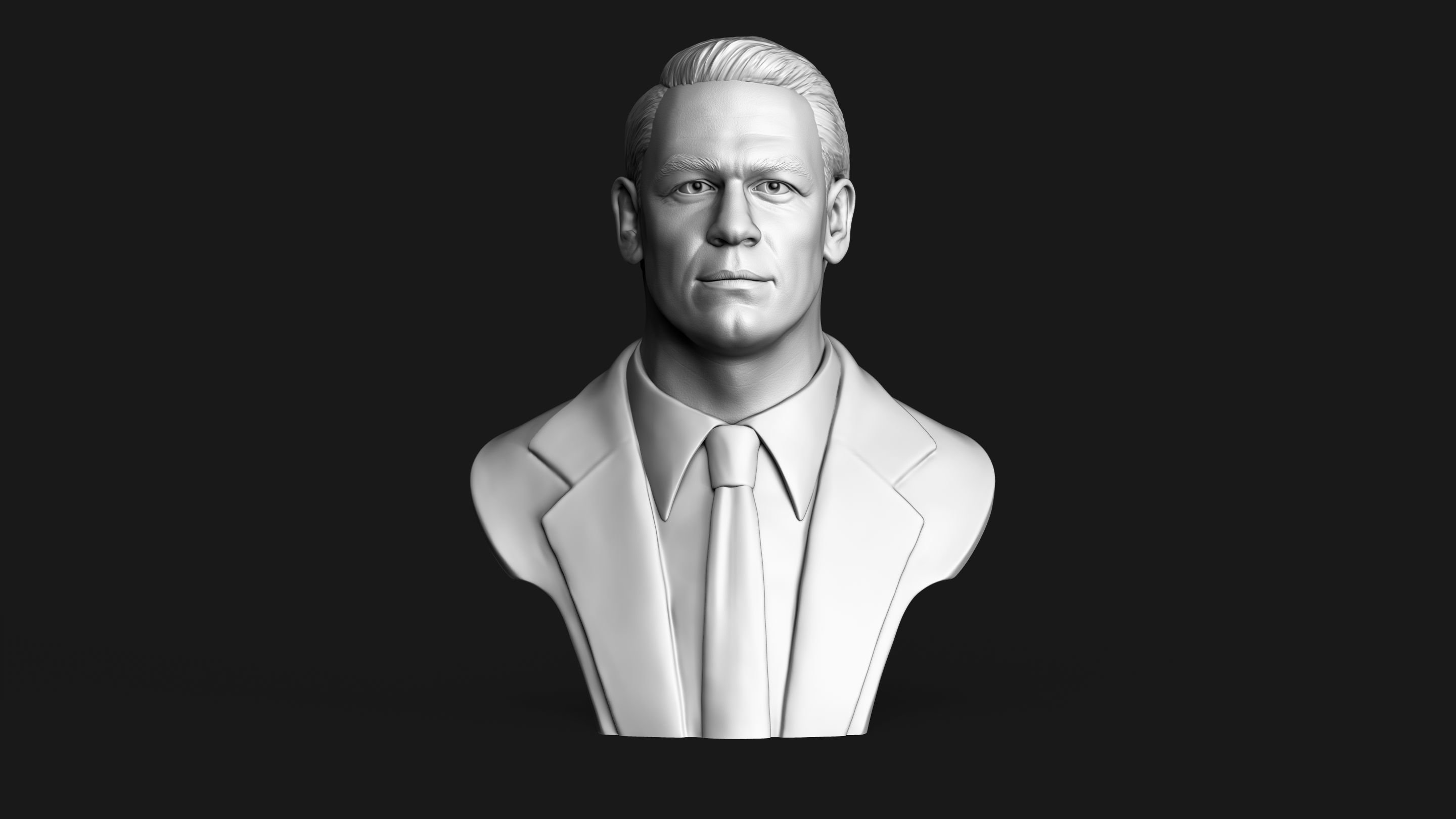 John Cena Bust 3D print model_14