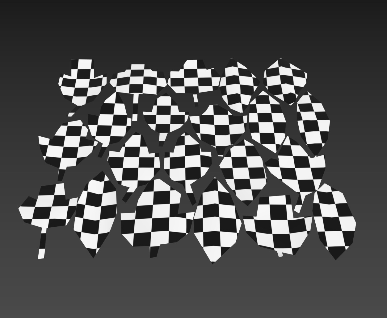 GuelderRose Leaves Leaf Kalyna Viburnum Autumn Fall Low-poly 3D model_14