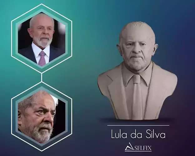 Lula da Silva Bust 3D print model