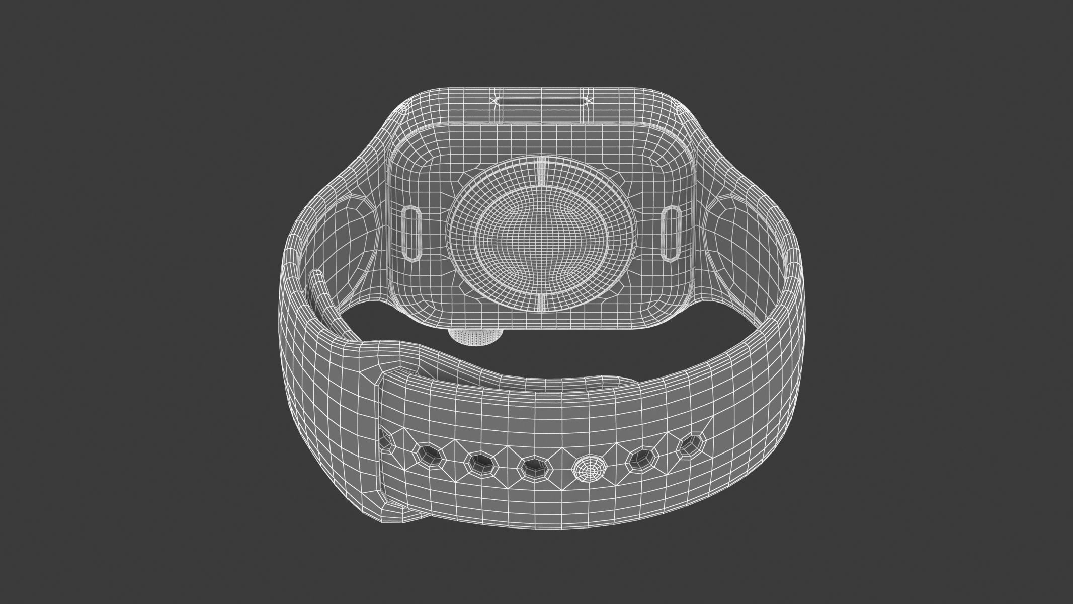 Apple Watch Series 9 Aluminum Starlight 3D model_18