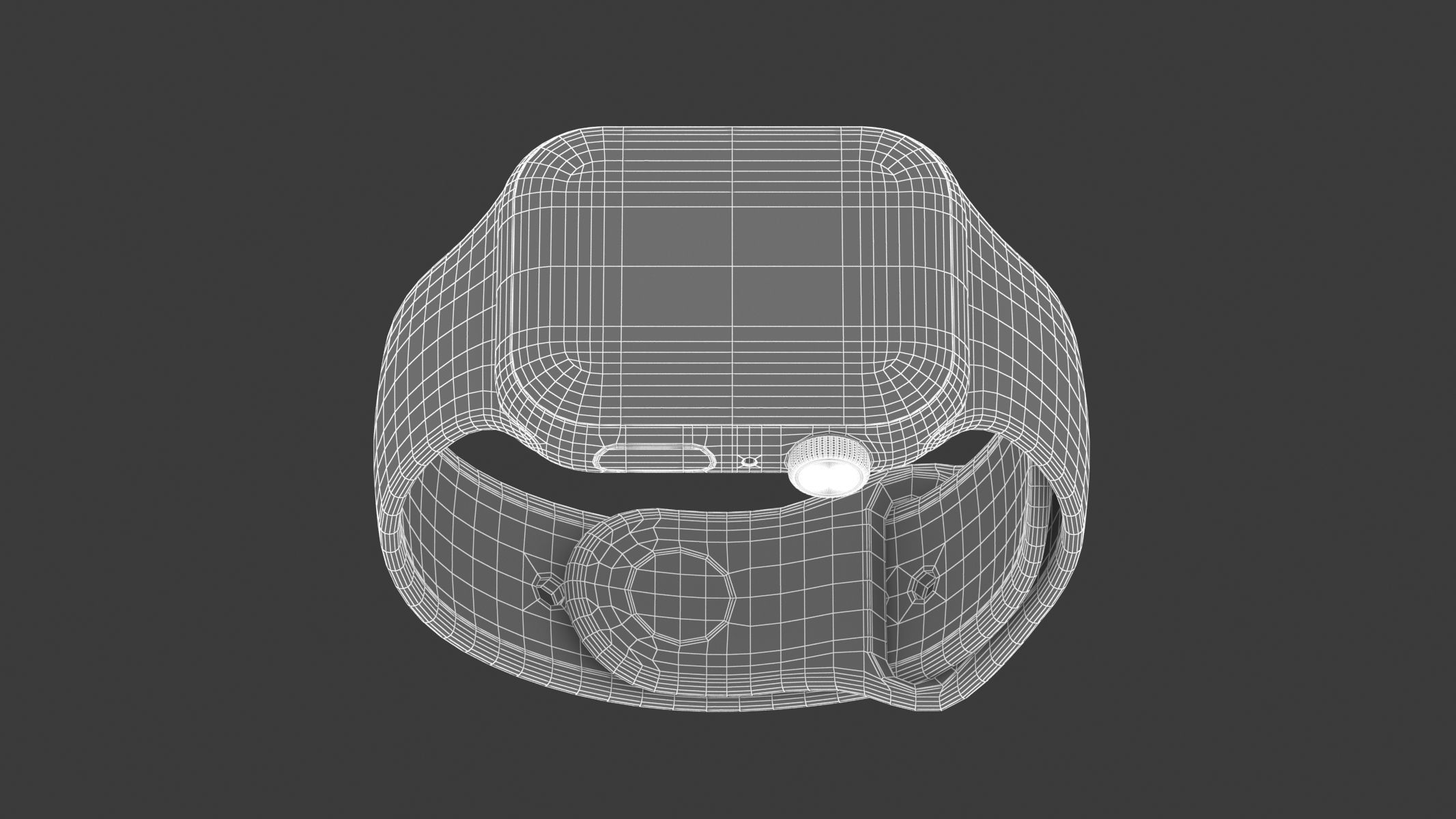 Apple Watch Series 9 Aluminum Starlight 3D model_20