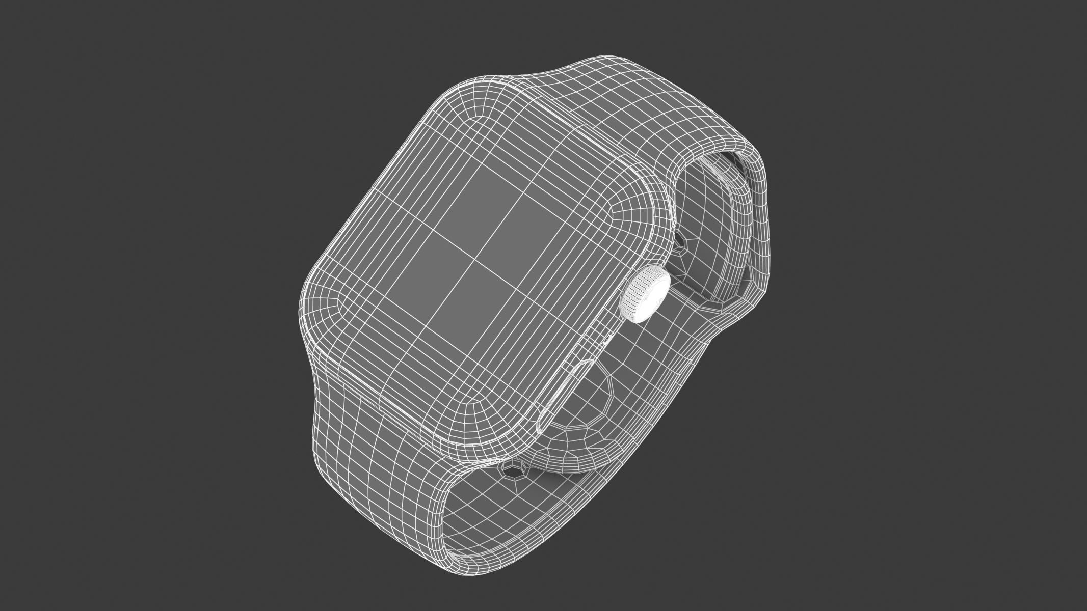 Apple Watch Series 9 Aluminum Starlight 3D model_12