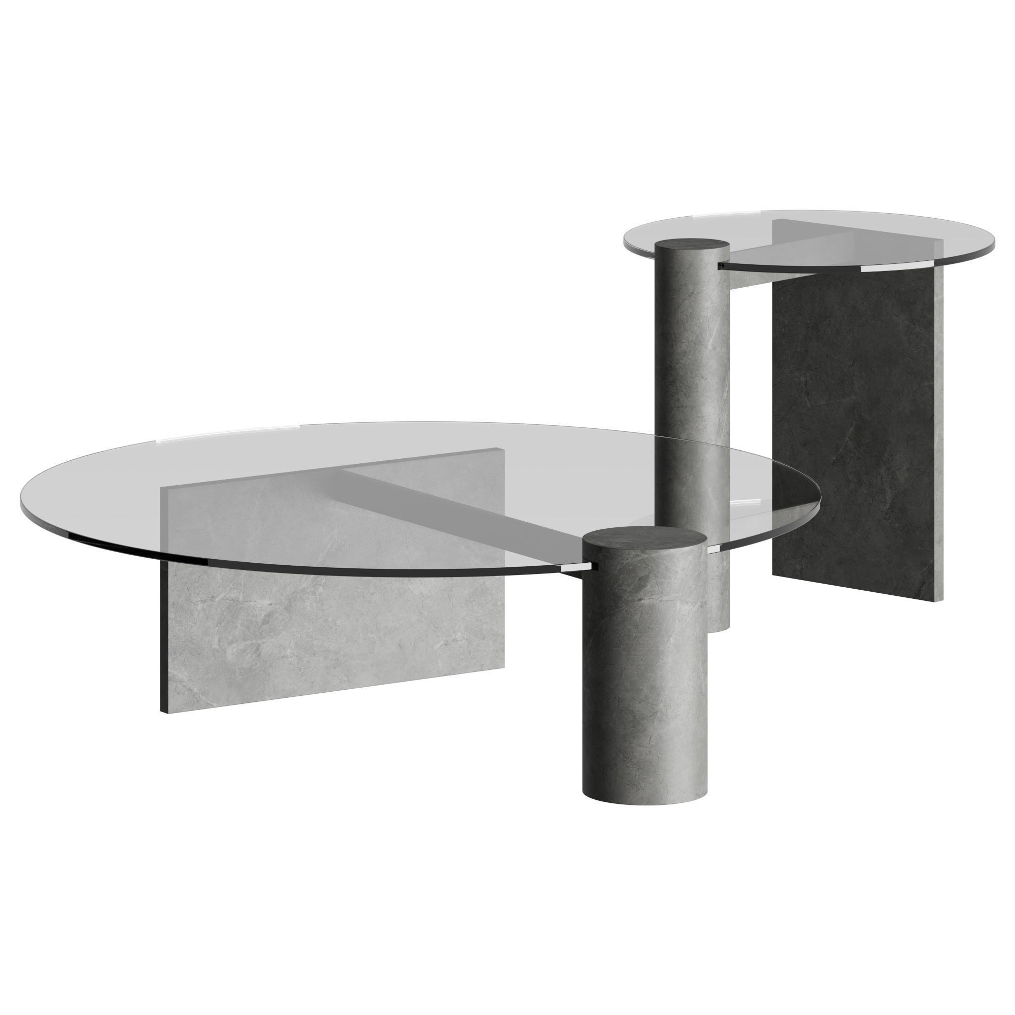 Natuzzi Italia FROST Table 3D model_1