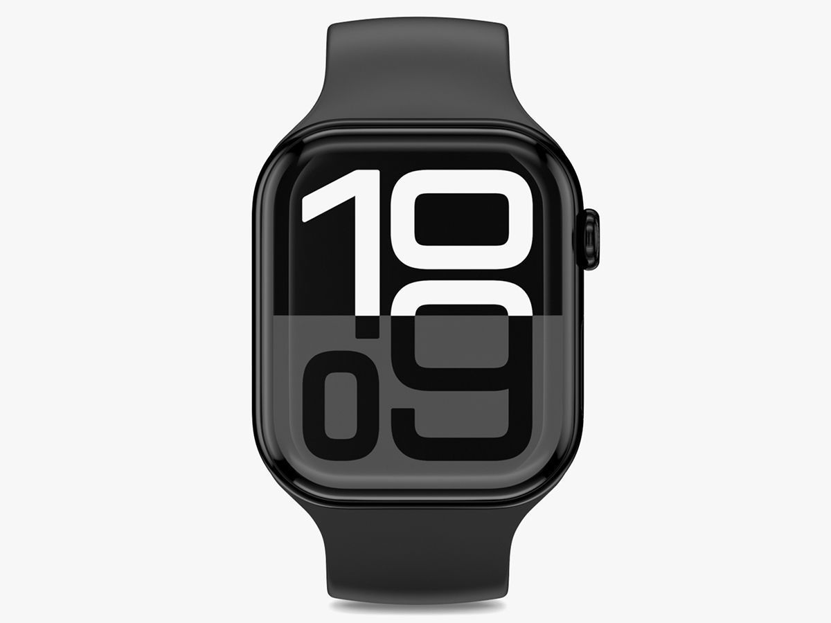Apple Watch Series 10 Aluminum Jet Black 3D model_1