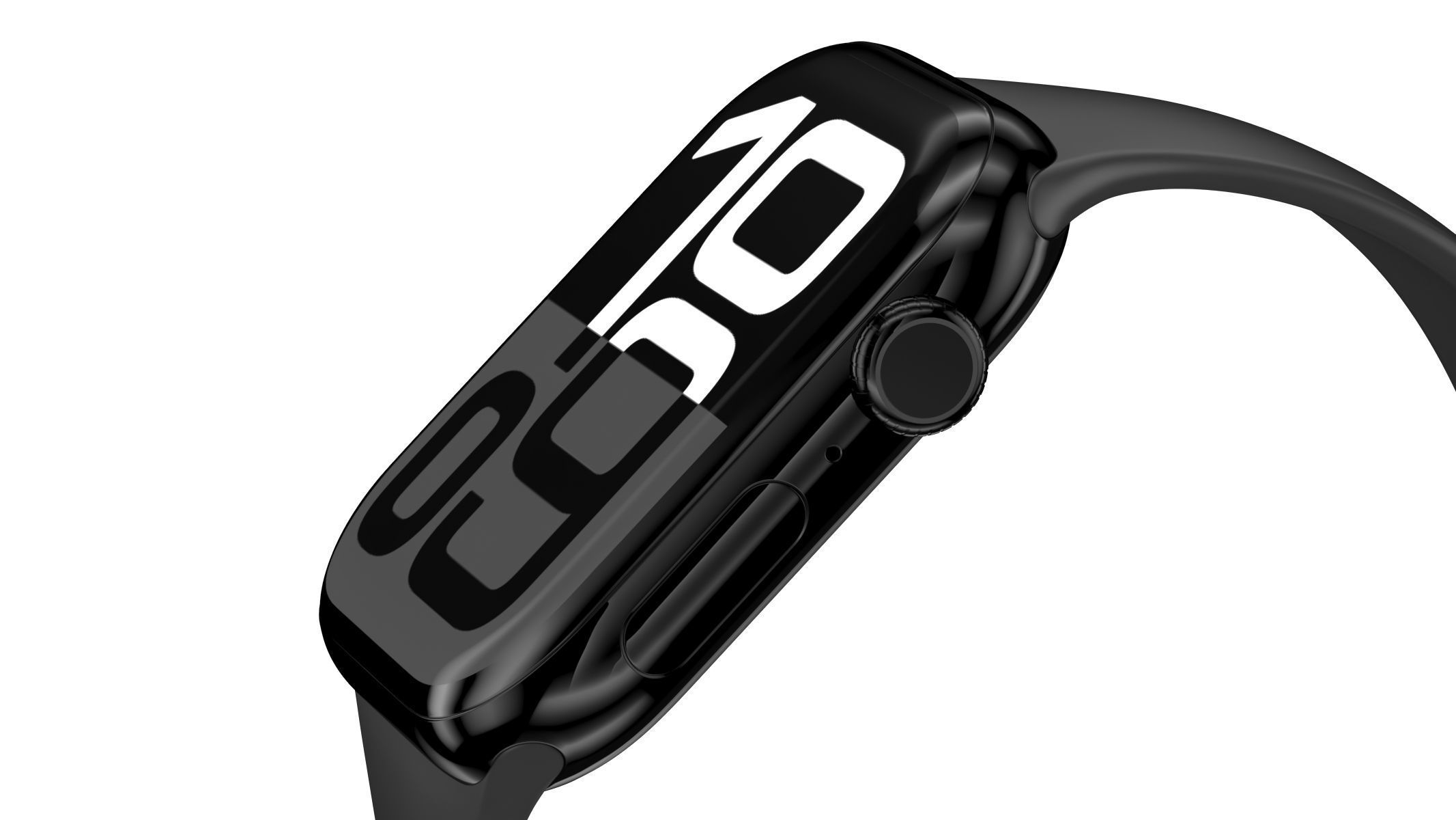 Apple Watch Series 10 Aluminum Jet Black 3D model_5