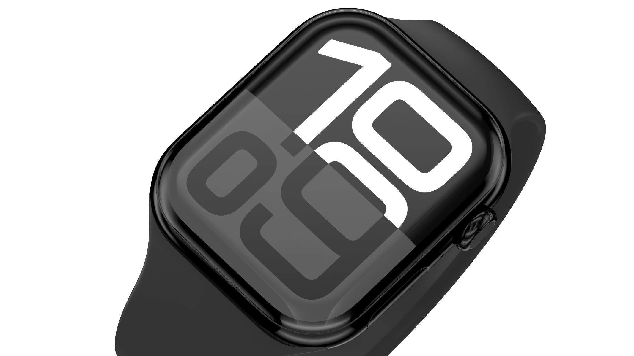 Apple Watch Series 10 Aluminum Jet Black 3D model_7